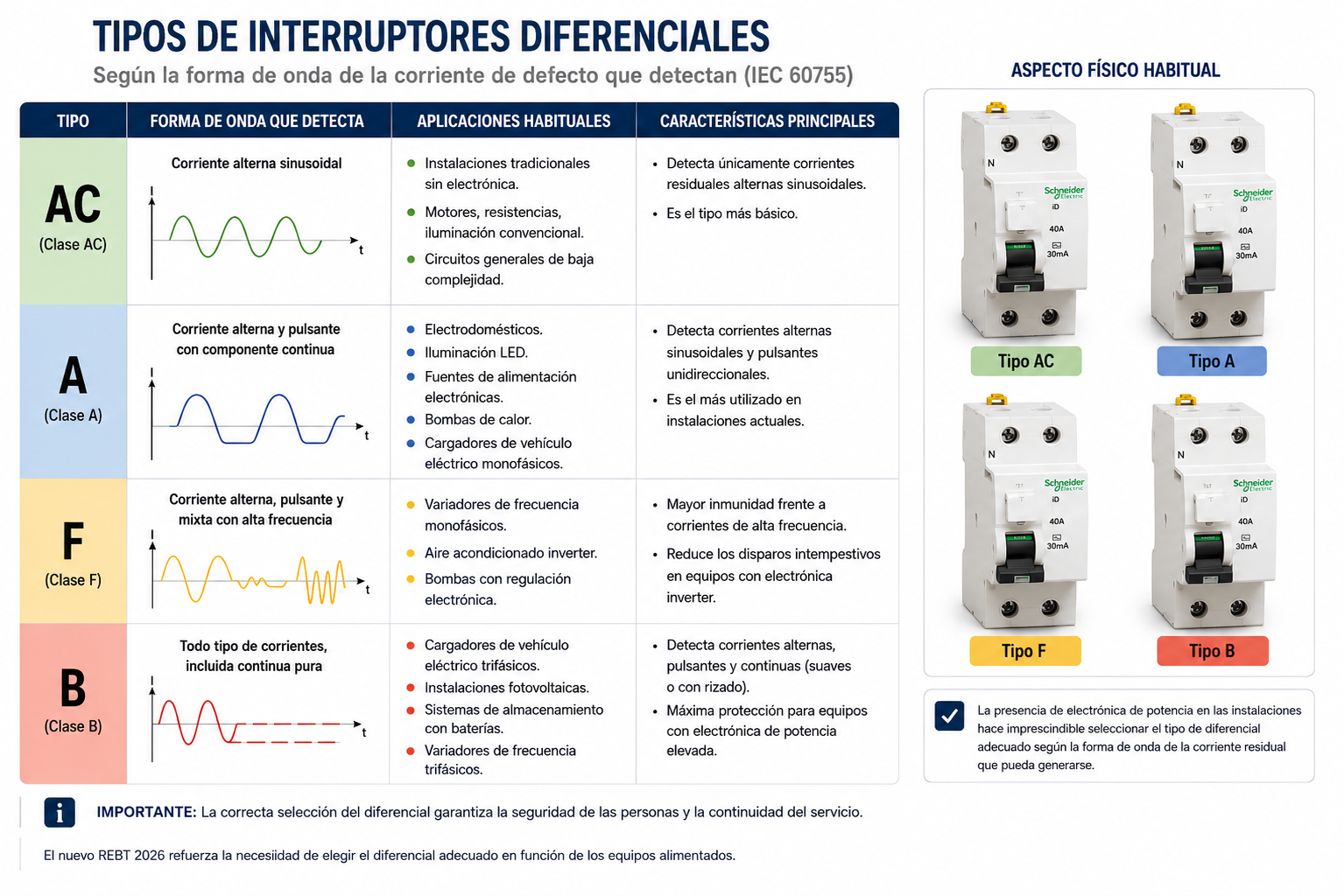 TIPOS DE DIFERENCIALES